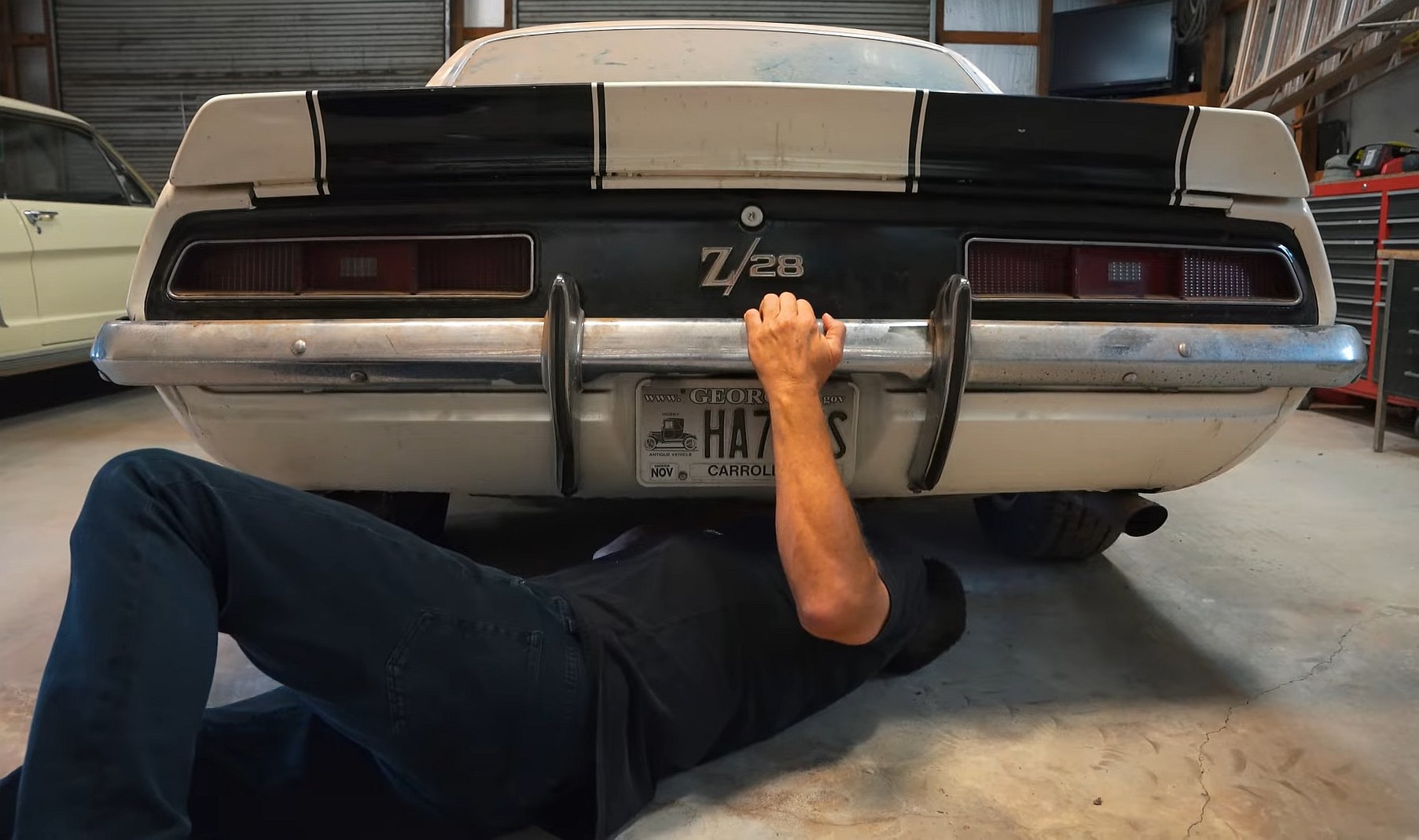 Chevrolet Camaro Z/28 barn find 1969 / Foto: Dennis Collins / Youtube