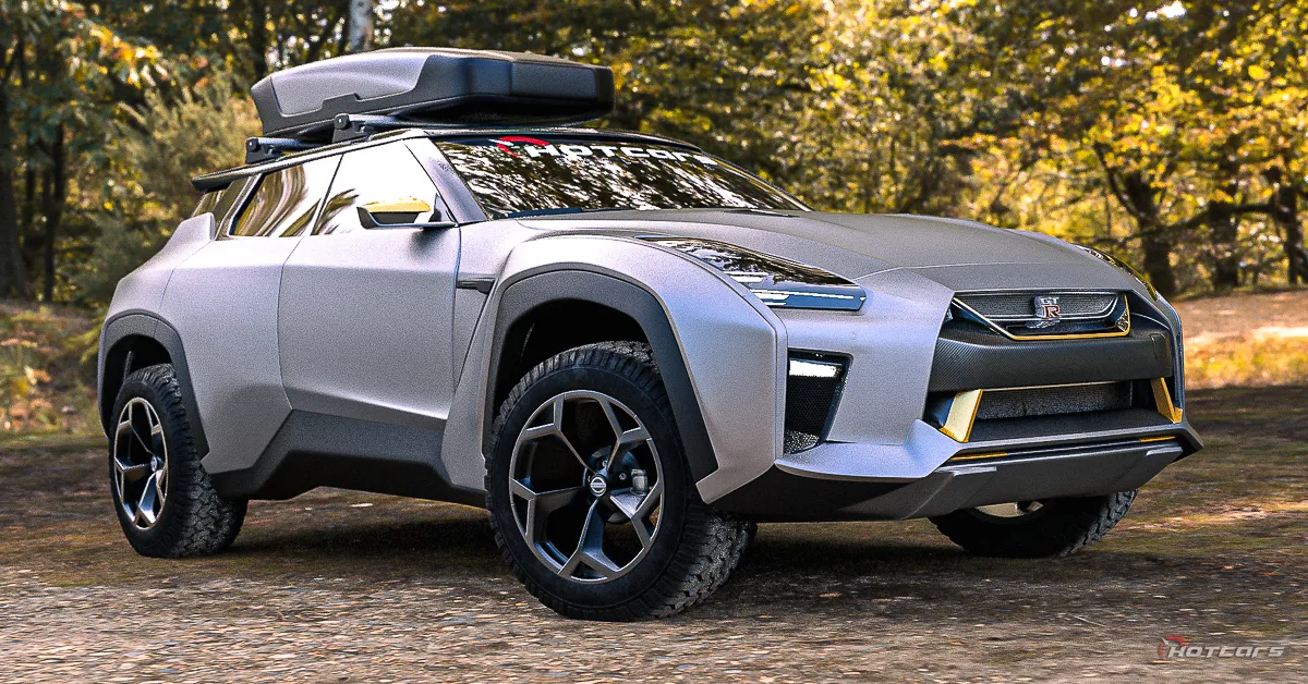 SUV do Nissan GT-R / Foto reprodução: HotCars / Timothy Adry Emmanuel
