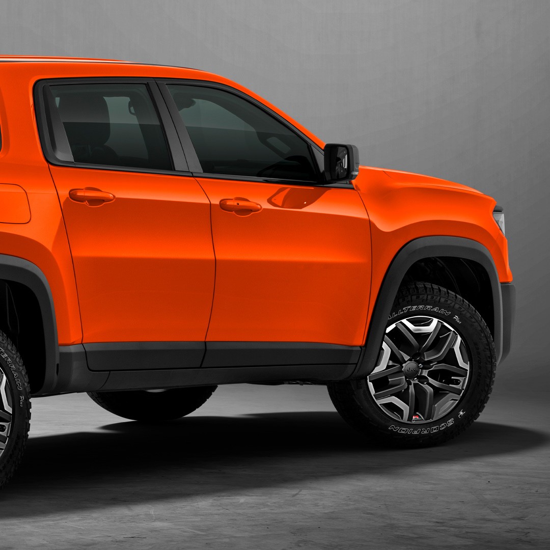 Projeção Jeep Renegade Pickup / Foto: Klber Silva /KDesignAG