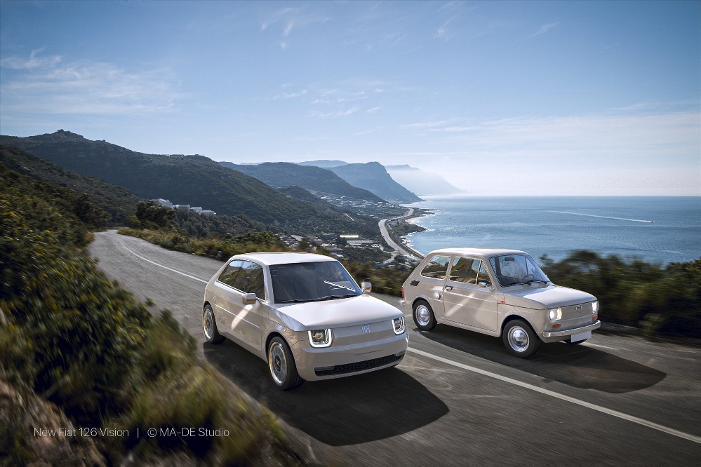 New Fiat 126 Vision / Foto reprodução / MA-DE Studio