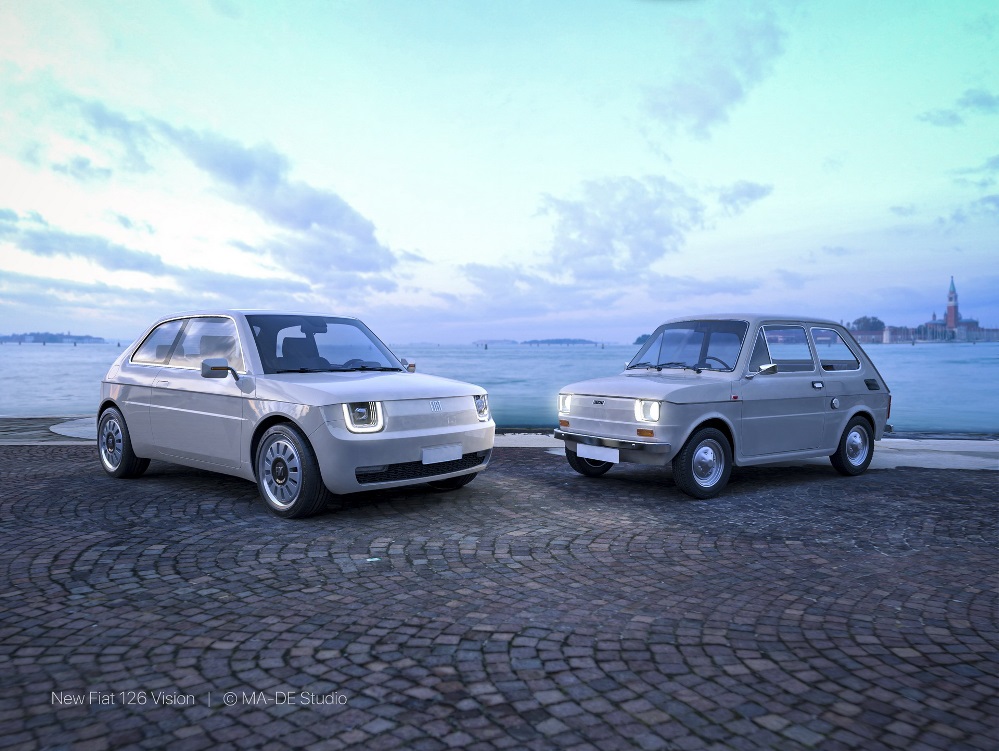 New Fiat 126 Vision / Foto reprodução / MA-DE Studio