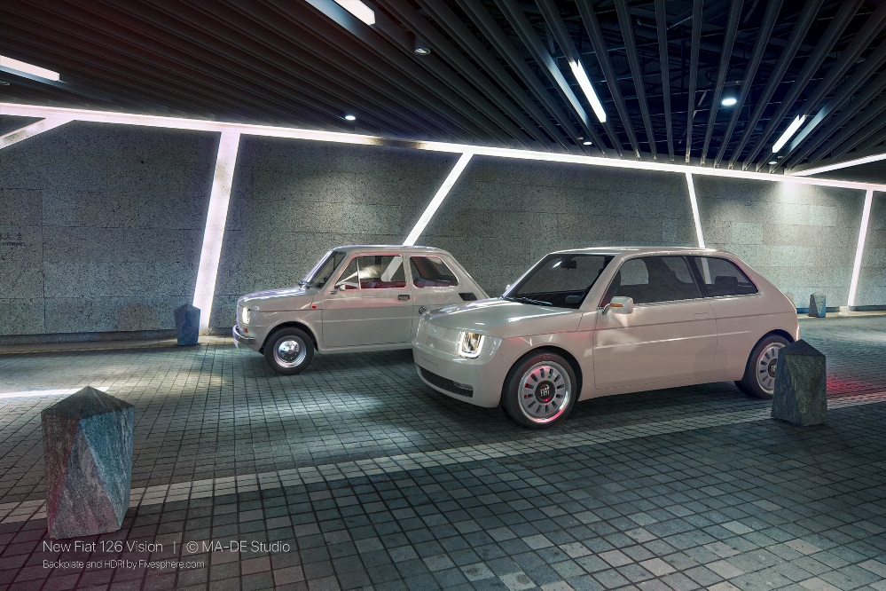 New Fiat 126 Vision / Foto reprodução / MA-DE Studio