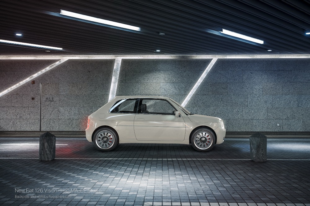 New Fiat 126 Vision / Foto reprodução / MA-DE Studio