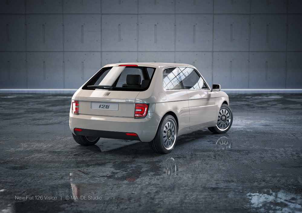 New Fiat 126 Vision / Foto reprodução / MA-DE Studio