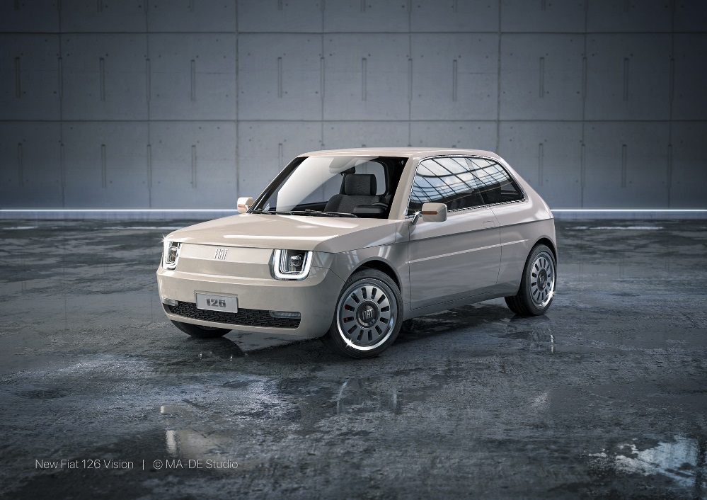 New Fiat 126 Vision / Foto reprodução / MA-DE Studio