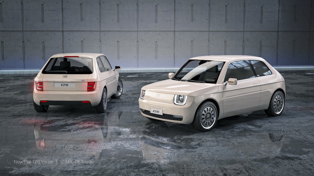 New Fiat 126 Vision / Foto reprodução / MA-DE Studio