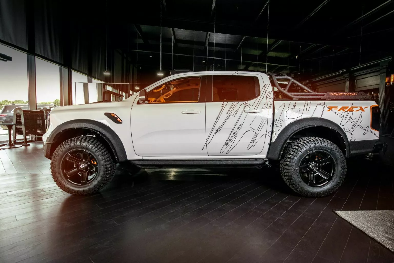 Nova pickup Ford Ranger CRX T-Rex / Foto reprodução / Carlex Design's