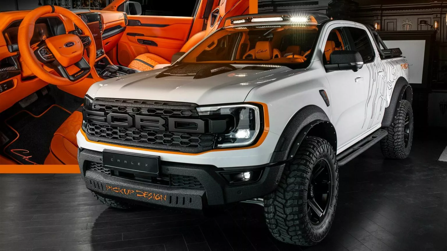 Nova pickup Ford Ranger CRX T-Rex / Foto reprodução / Carlex Design's