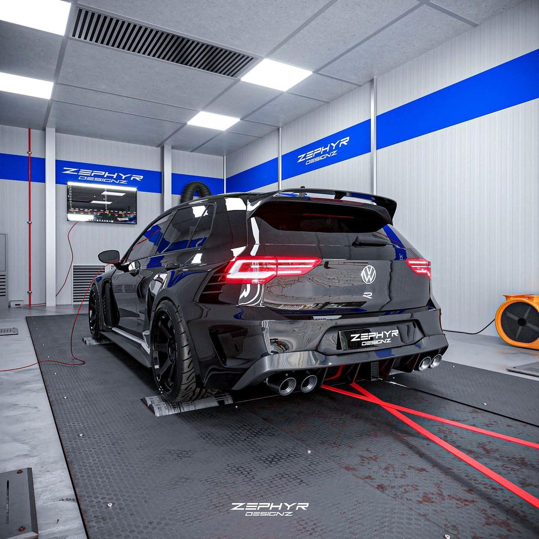 VW Golf R Concept / Foto: Vishnu Suresh / @zephyr_designz