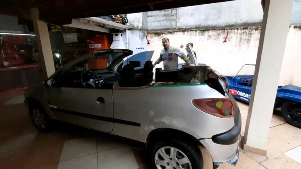 Peugeot 206 conversível Cabriolet / Foto reprodução / Arquivo: Emerson Santos e Ananda Pontes