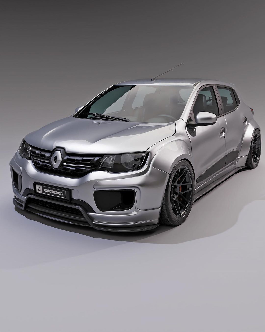 Renault Kwid Digital / Foto Projeção / Instagram / @rob3rtdesign