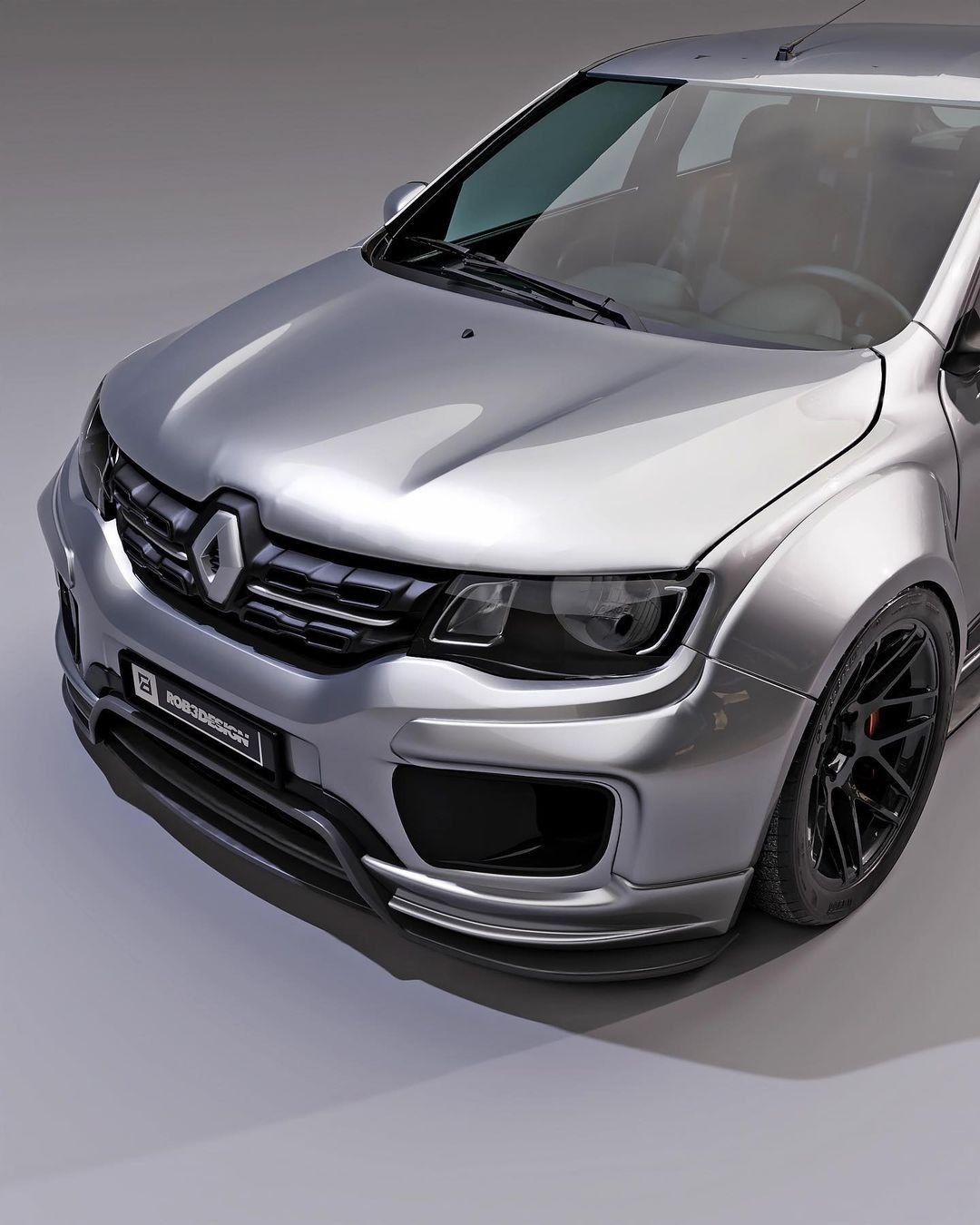 Renault Kwid Digital / Foto Projeção / Instagram / @rob3rtdesign