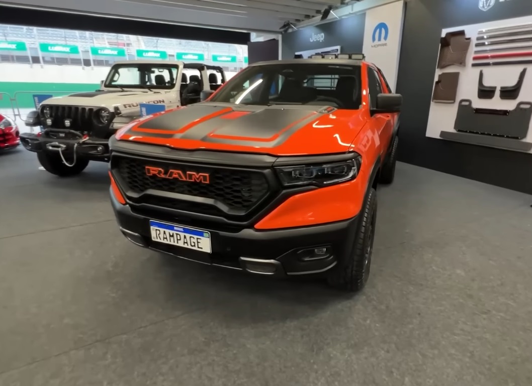 Pickup Rampage com Acessórios Mopar / Foto: Youtub / BF/MF