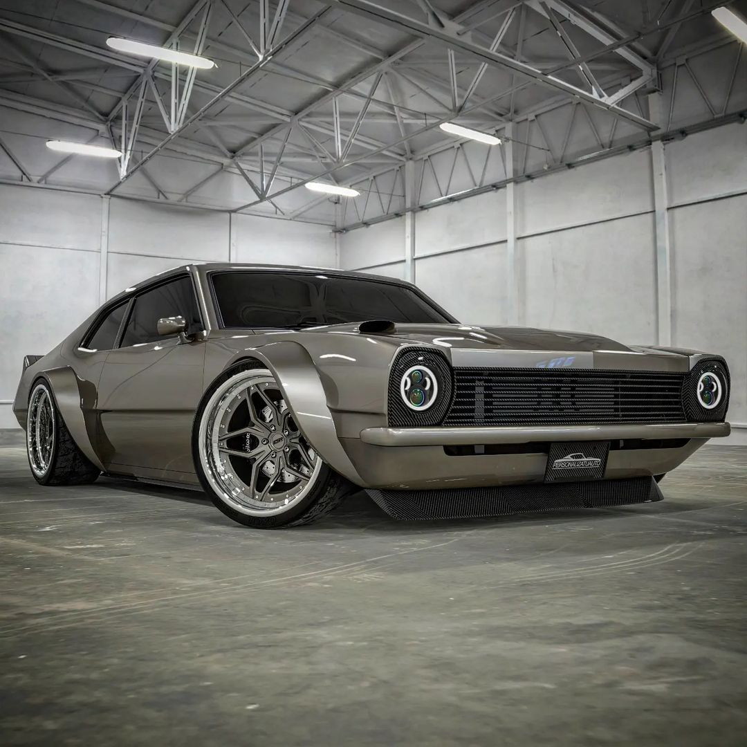 Ford Maverick V8 Rendering / Foto reprodução Instagram / personalizatuauto