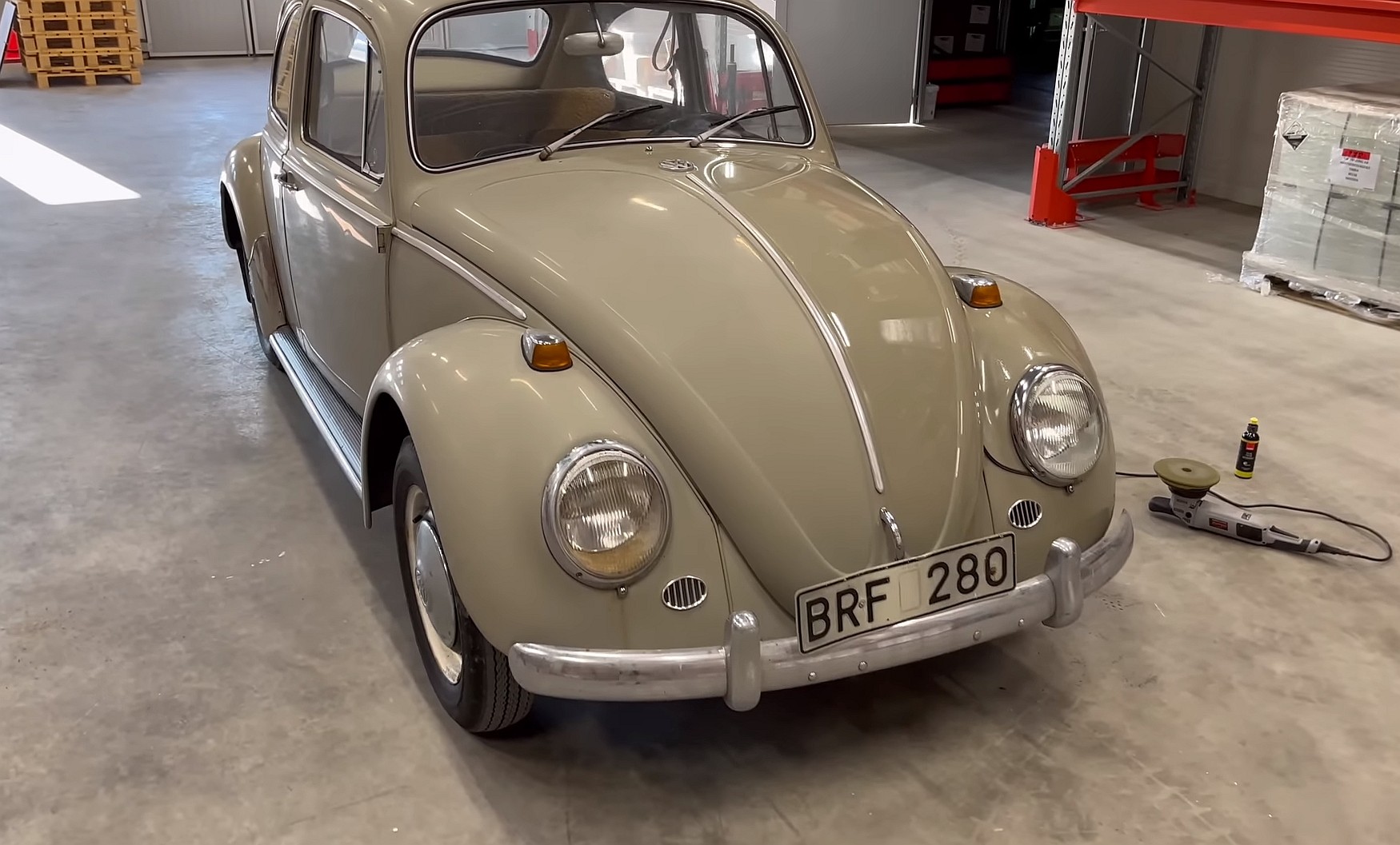 VW Fusca 1966 / Foto: Hampus Granstrõm / Youtube