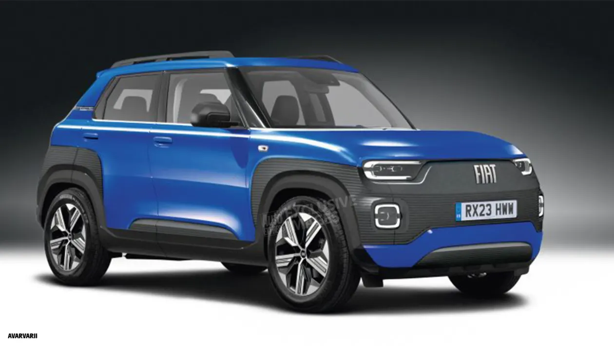 Novo Fiat Panda 2024 / Foto projeção