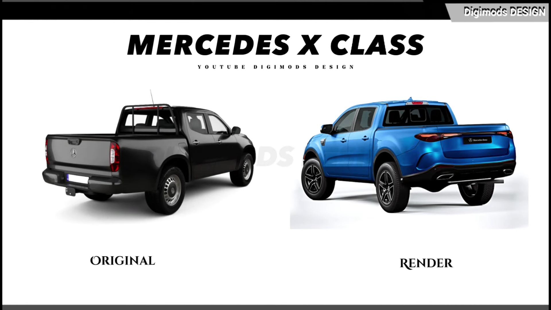 Mercedes Benz Class X Segunda Geração / Foto reprodução / Digimods Design