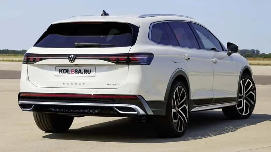 New VW Passat Alltrack / Foto reprodução: Kolesa
