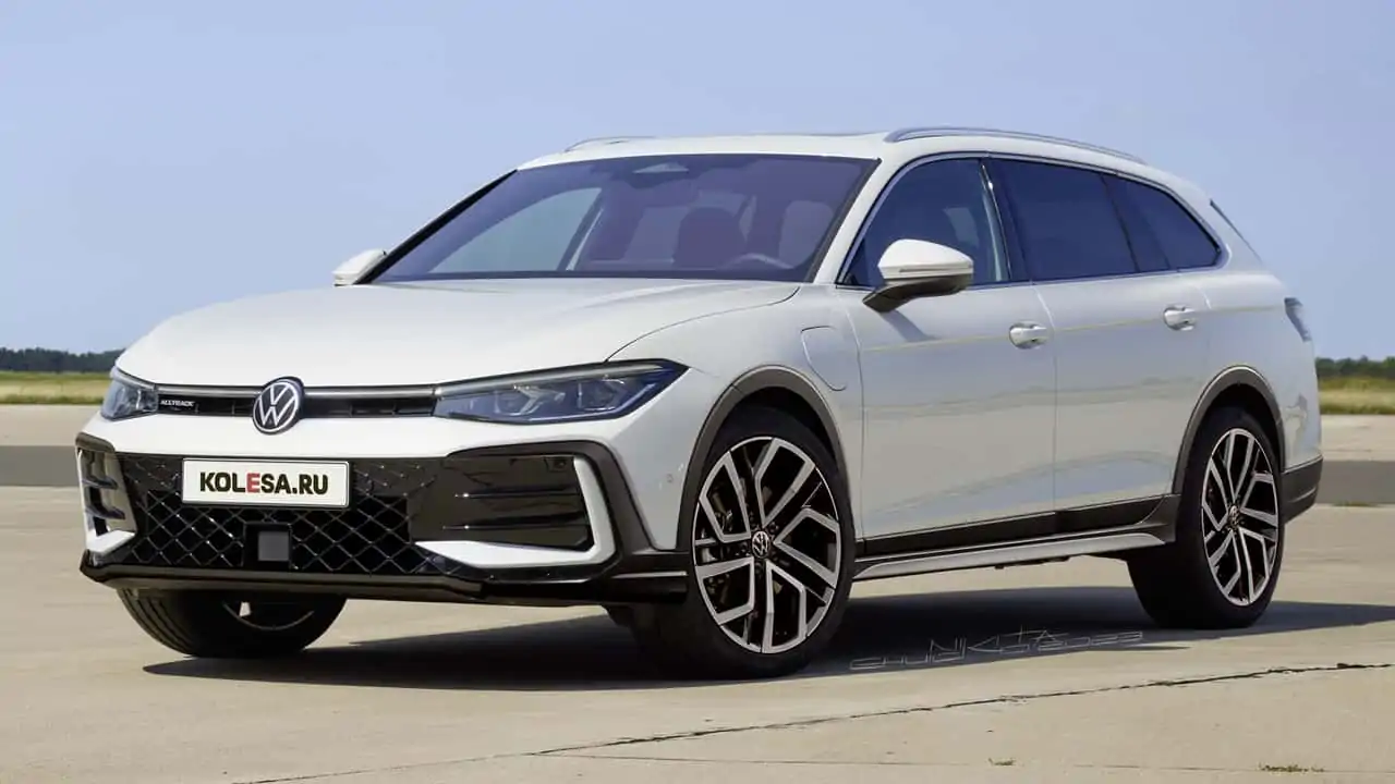 New VW Passat Alltrack / Foto reprodução: Kolesa