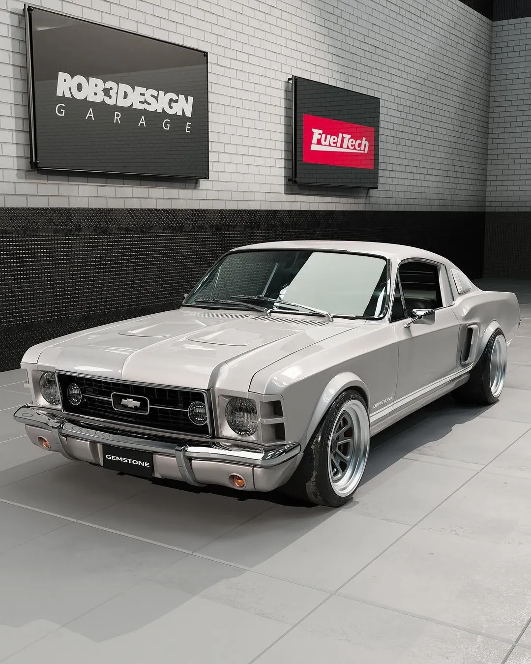 Opala/Mustang / Foto projeção / Robert Design / @rob3rtdesign