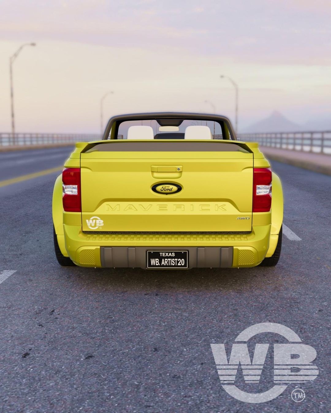 Ford Maverick Convertible / Foto projeção / wb.artist20