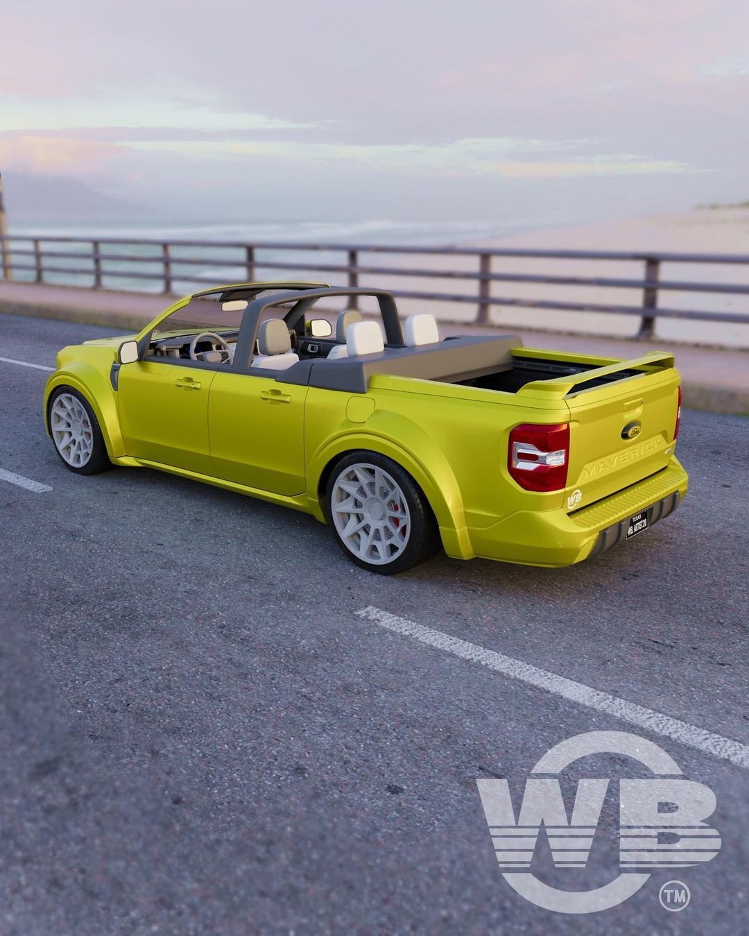Ford Maverick Convertible / Foto projeção / wb.artist20
