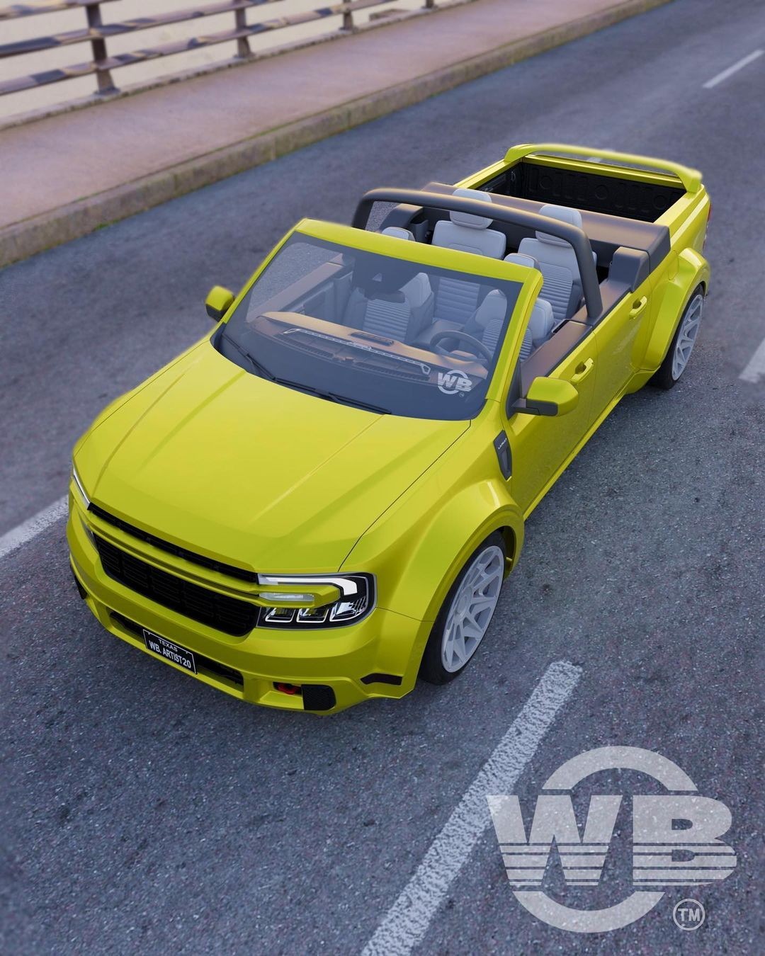Ford Maverick Convertible / Foto projeção / wb.artist20