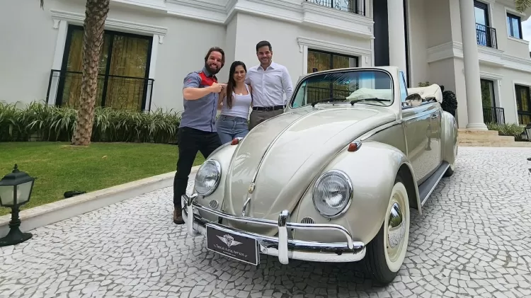 VW Fusca Cintilante / Foto: Trocar Autos Antigos