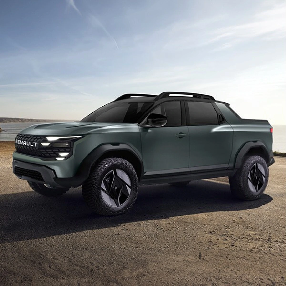 Pickup Renault Duster Oroch Concept / Foto projeção: KDesignAG