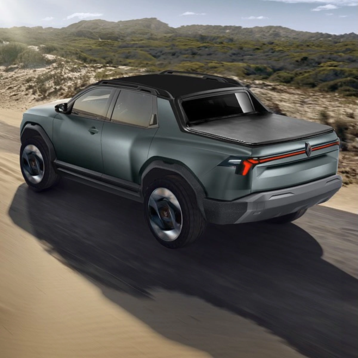 Pickup Renault Duster Oroch Concept / Foto projeção: KDesignAG