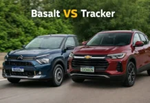 Citroën Basalt vs Chevrolet Tracker