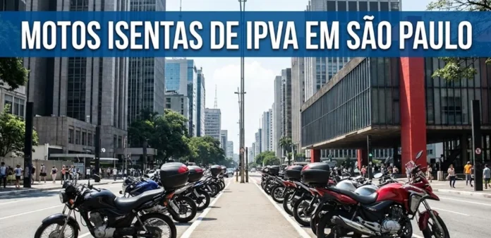 Estado de SP Aprova Isenção de IPVA para Motos de até 180cc a Partir de 2026: Tudo o que Você Precisa Saber
