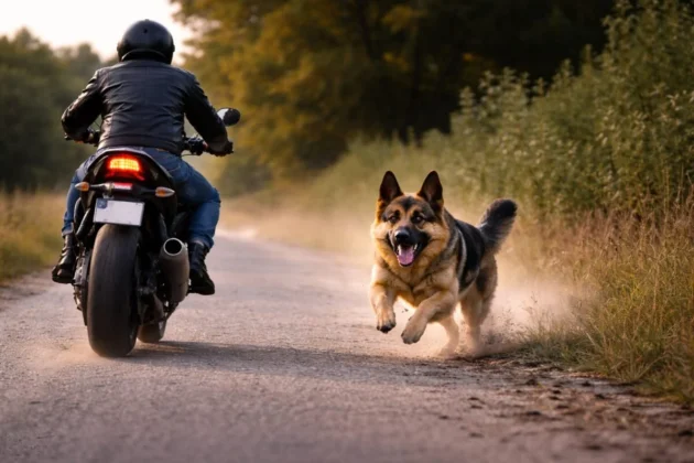 Por que os cães latem para motos? Descubra os 3 gatilhos principais e como acalmar seu pet!