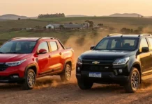 Top 5 Picapes Mais Vendidas de Dezembro: Chevrolet S10 Retorna e Desbanca Ford Ranger no Brasil